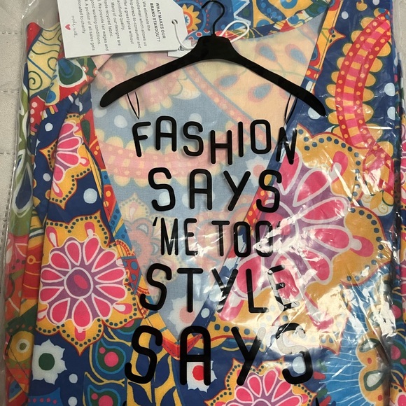 BYWOY Retro Festival Psychedelic Flower Paisley Maxi Dress - Picture 2 of 3